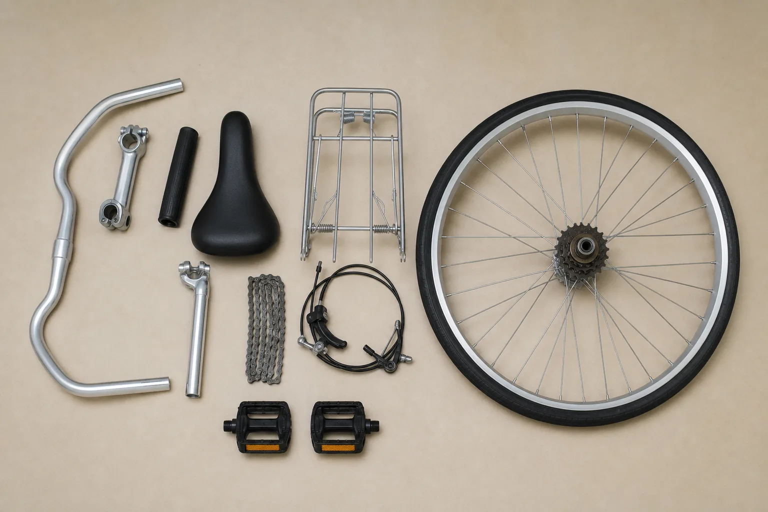 Coaster brake or hand brakes? What the box leaves for you to finish